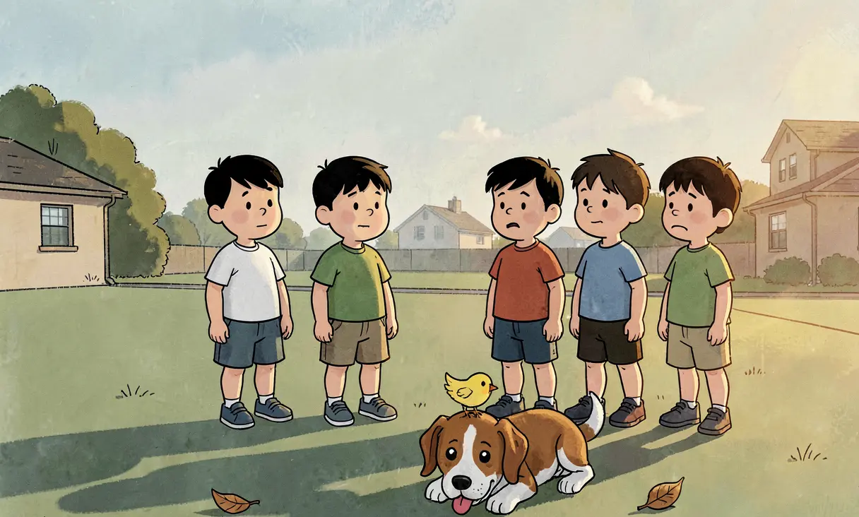 The Peanuts kids