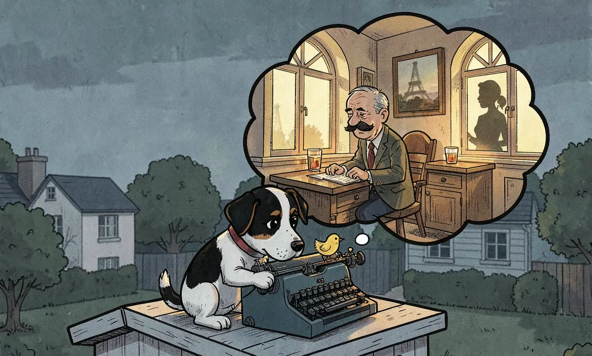 Snoopy's Novelist's Desk (Love Life)